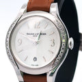 Baume & Mercier QUARTZ WATCH, stainless steel - 31MM- diamond bezel preowned