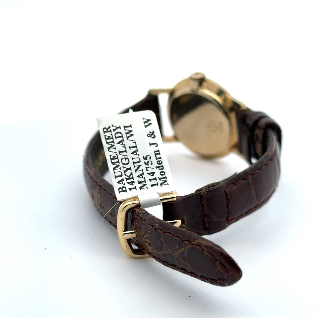 Baume & Mercier QUARTZ WATCH, 14k Gold  - 25MM- preowned 114755