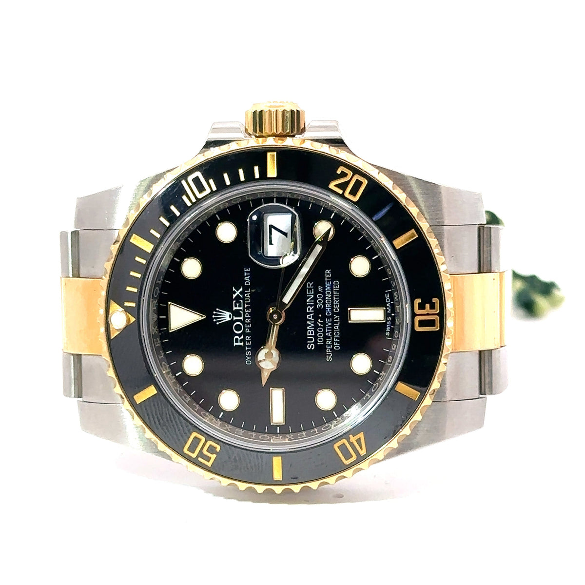 Pre-Owned Rolex Submariner Date 40mm 2 Tone Watch 116613 Ceramic Bezel