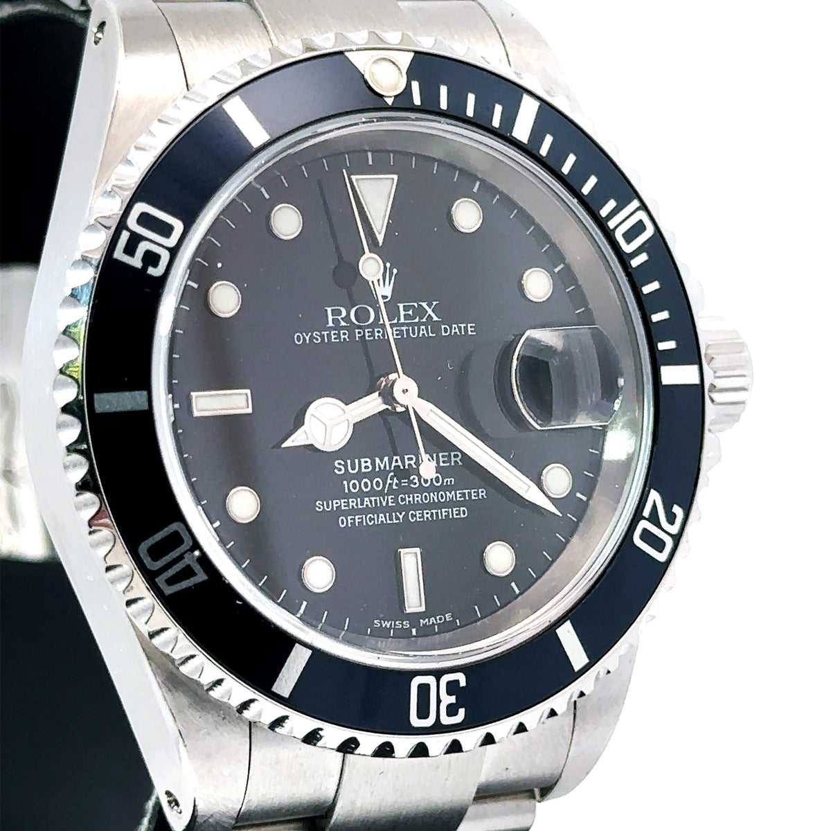 Pre-Owned Rolex Submariner Date 40mm Stainless Steel Watch 16610 S107526