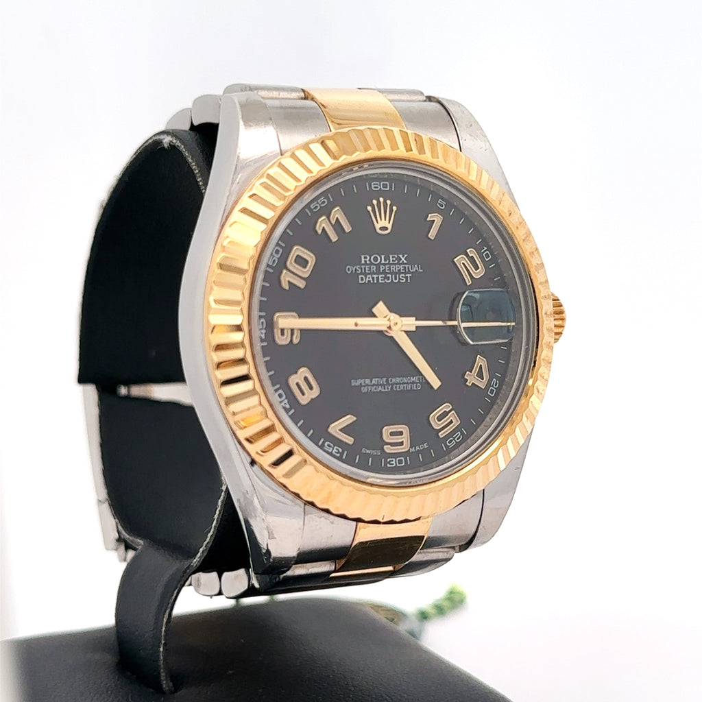 Pre-Owned Rolex Datejust II 41mm 2 tone 18k Yellow Gold Watch 116333, Fluted bezel Philadelphia