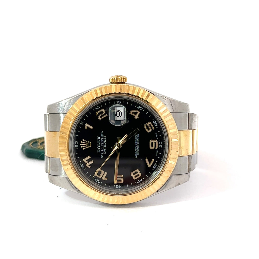 Pre-Owned Rolex Datejust II 41mm 2 tone 18k Yellow Gold Watch 116333, Fluted bezel Philadelphia