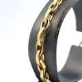18k Yellow Gold Ladies Charm Style Italian Bracelet, 7", 8.0g, S107787