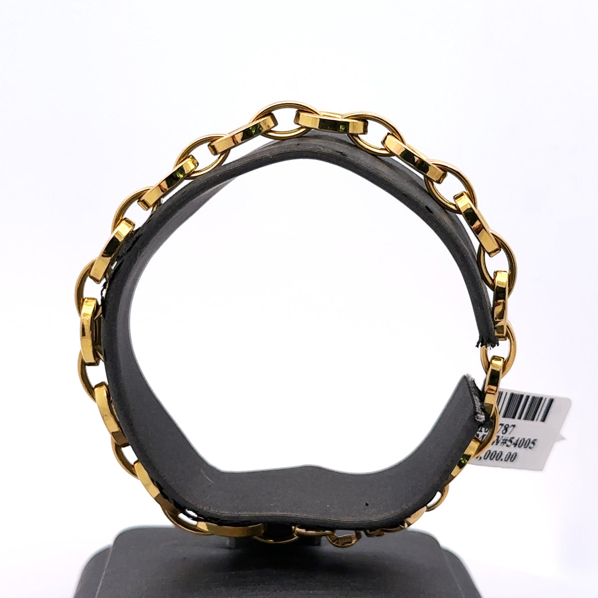 18k Yellow Gold Ladies Charm Style Italian Bracelet, 7", 8.0g, S107787