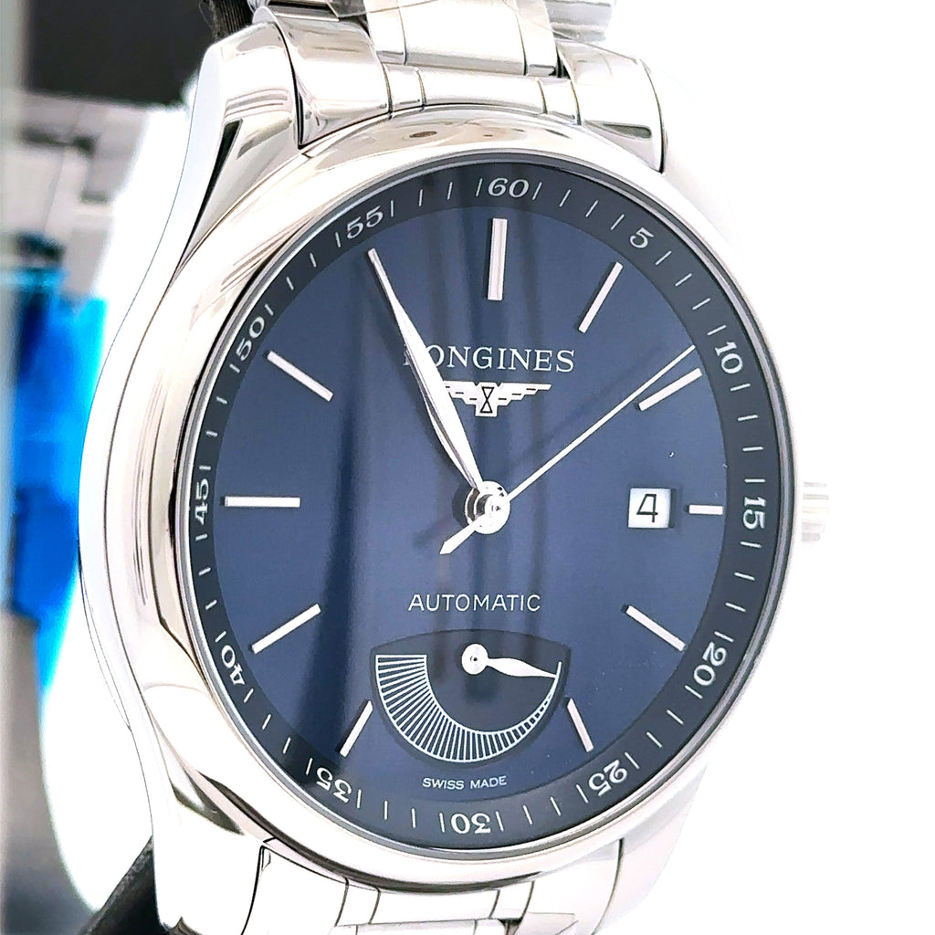 LONGINES Master Power Reserve Automatic, Blue Dial 40mm Mens Watch L2908926