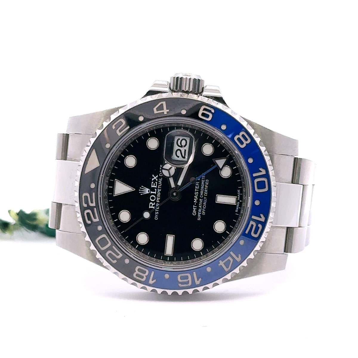 Pre-Owned Rolex GMT-MASTER II Automatic 40mm Watch, 116710BLNR Batman S107446
