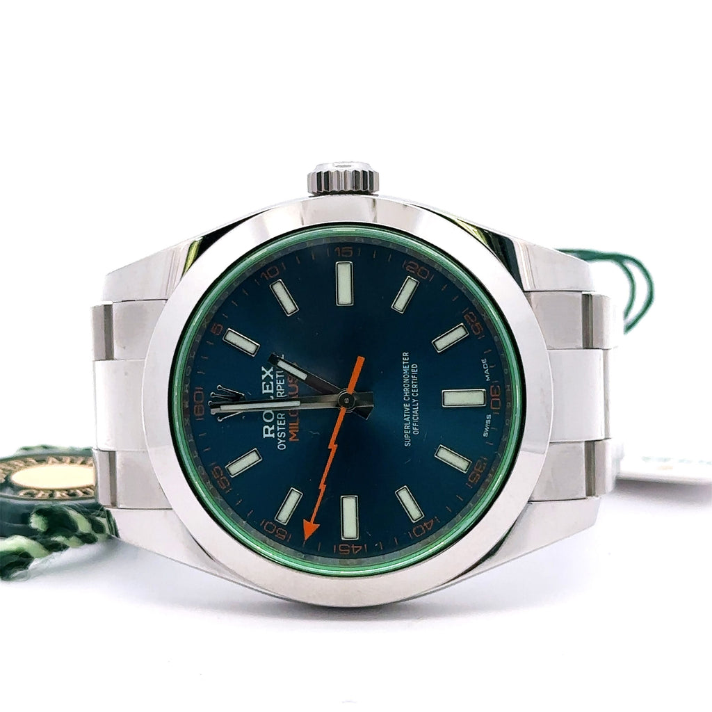 Pre-Owned Rolex Milgauss Stainless Steel Blue Dial, 40mm 116400GV