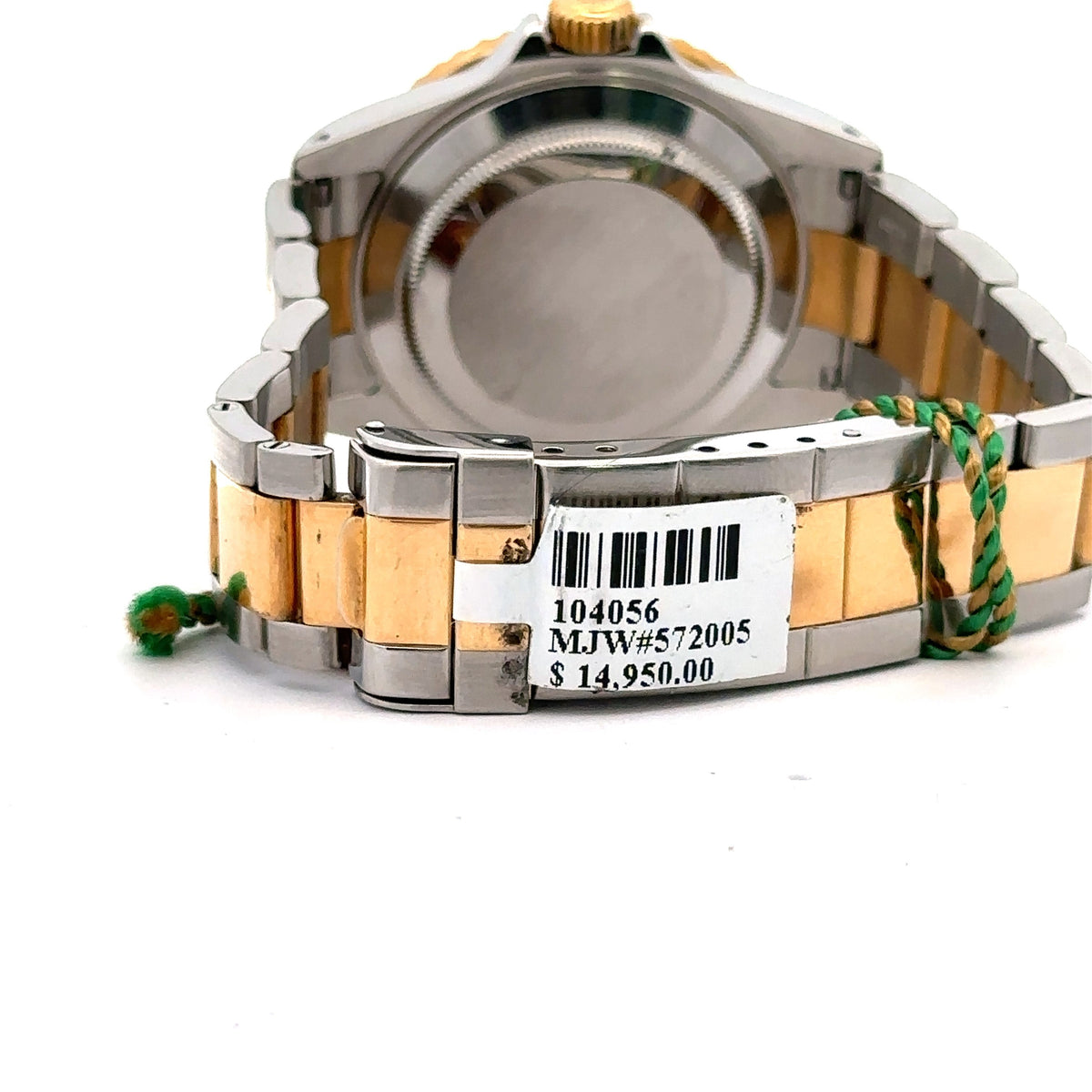 Pre-Owned Rolex Submariner Date 40mm 2 Tone Watch 16613 18k Yellow Gold S107506