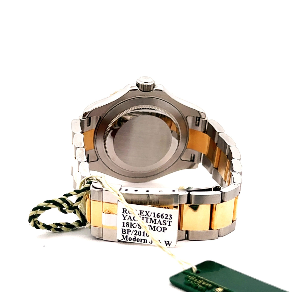 Rolex Yacht Master 40mm 18k gold & Steel Mother Of Pearl Watch 16623 S106712