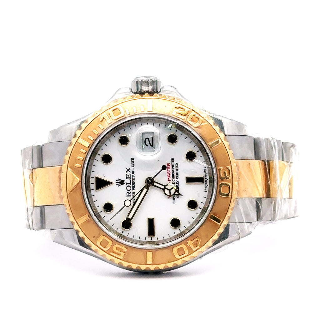 Pre-Owned Rolex Yacht Master 40mm 18k gold & Steel Watch 16623 S105837