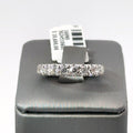 14k White Gold 1.75 CT Diamond Ladies Wedding Band, 4.4G, Size 6.75,  S16080