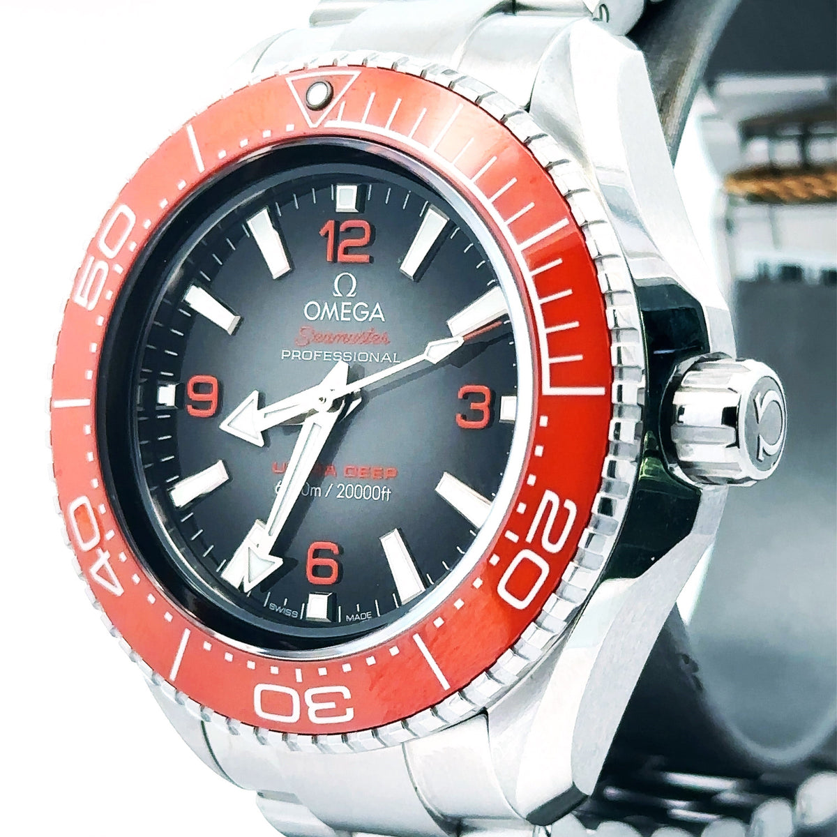 Omega Seamaster PLANET OCEAN 600M CO‑AXIAL MASTER CHRONOMETER 45.5 MM- Brand New