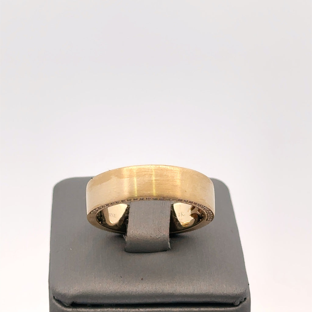 Neil Lane 14K Yellow Gold Diamond Mens Wedding Band 1/5 ct, 8.8G, Size 10