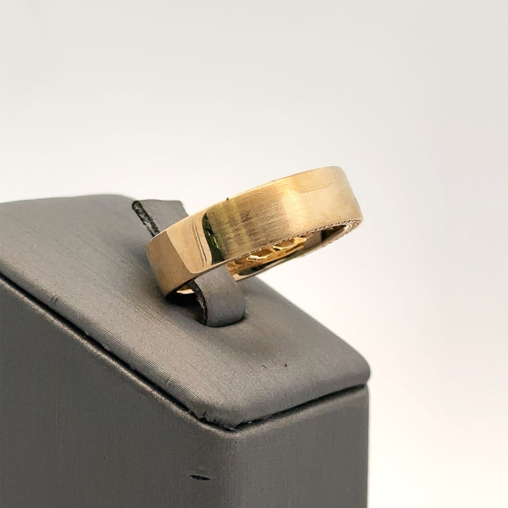 Neil Lane 14K Yellow Gold Diamond Mens Wedding Band 1/5 ct, 8.8G, Size 10