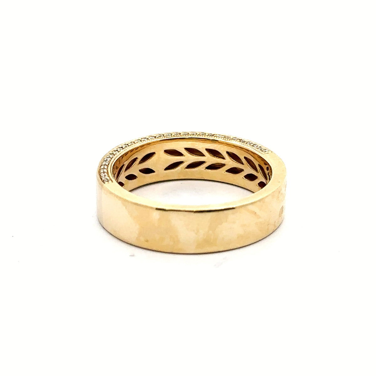 Neil Lane 14K Yellow Gold Diamond Mens Wedding Band 1/5 ct, 8.8G, Size 10
