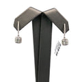 14k White Gold 1.00 CT Diamond Ladies Drop Earrings, 2.8gm, S100278