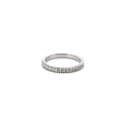18k White Gold 1.00 CT Diamond Ladies Wedding Band, 3.0G, Size 6.00  S14421