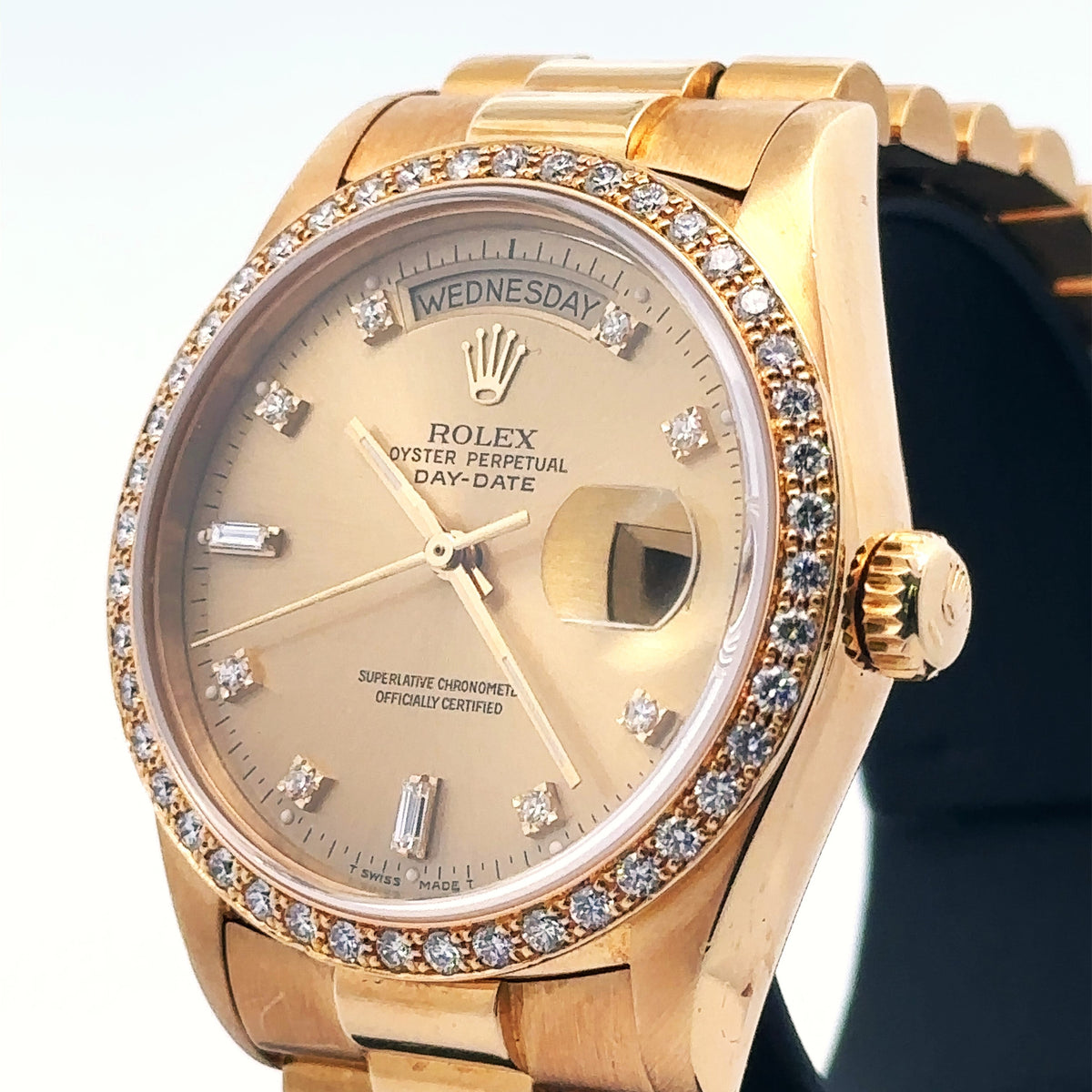Rolex Day-Date Presidential 36mm 18k Yellow Gold Watch 18048 - Original Bezel & Dial