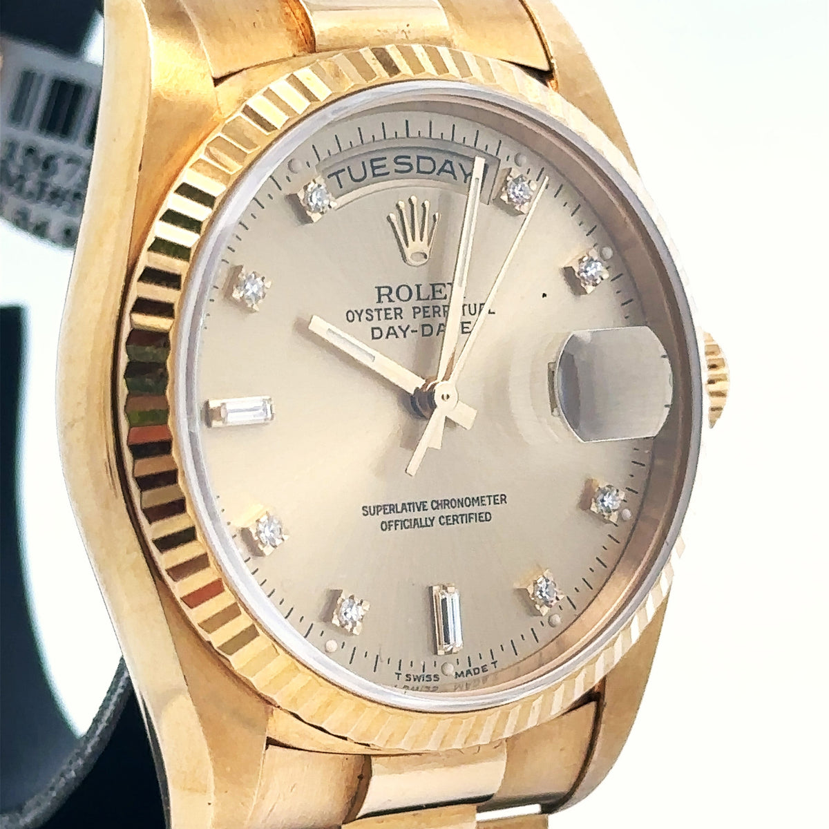 Pre-Owned Rolex Day Date Presidential 36mm 18k Yellow Gold Watch 18238