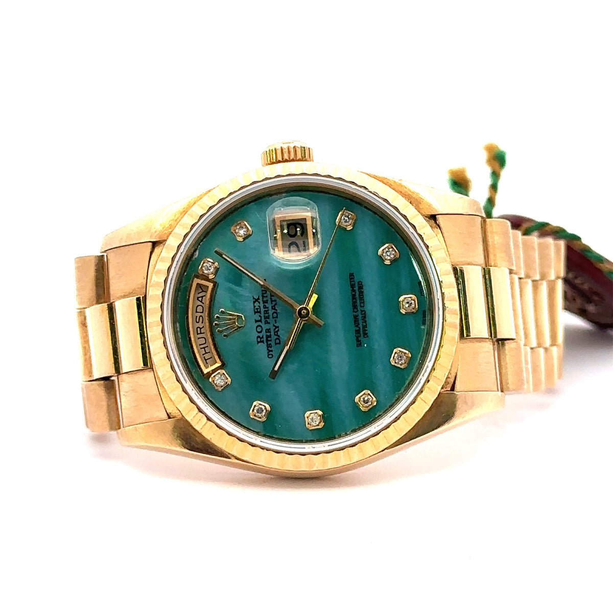 Pre-Owned Rolex Day Date Presidential 36mm 18k Yellow Gold Watch 18238