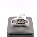 14k White Gold 1.00CT Diamond Men's Wedding Band, 10.6g, Size 10.25, S107952