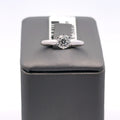 14K White Gold 0.71CT Round Cut Diamond Engagement Ring, Size 5, 2.6G S107923