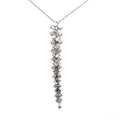 14k White Gold 1.15 Ct Diamond Pendant Ladies Necklace, 4.7gm, S16129