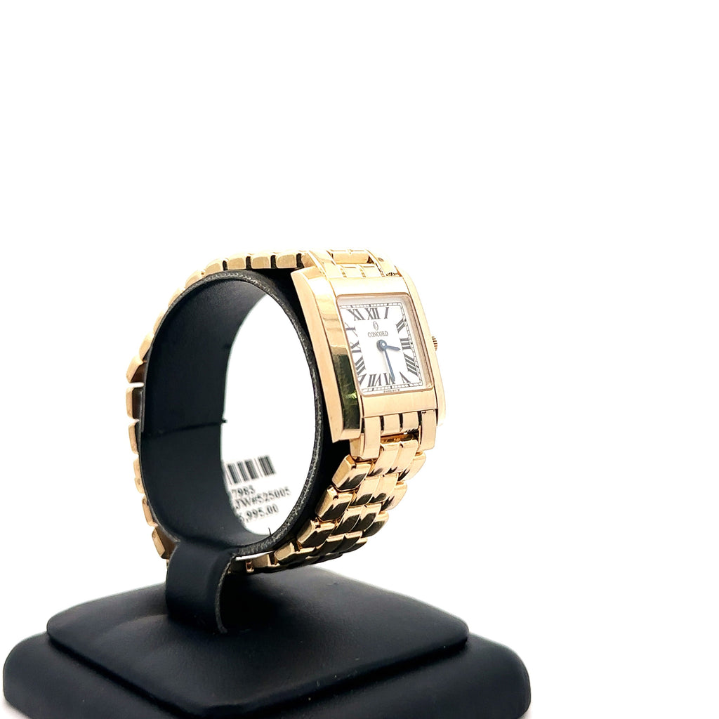 Concord La Tour 28-25-648 Women's Watch, 14k Yellow Gold, 20mm Pre Owned