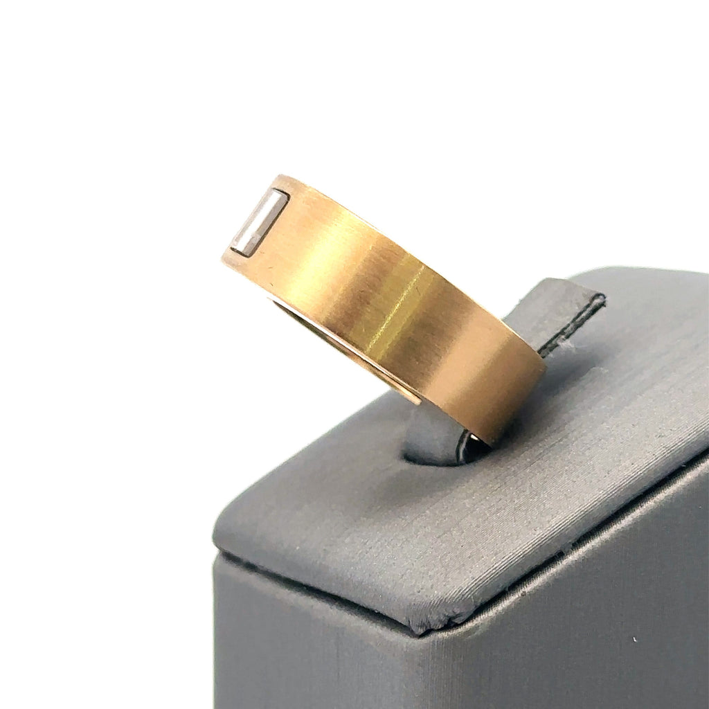 Chopard Happy Diamonds 18k Yellow Gold Band Ring Size 8, 11.2grams