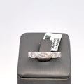 14k White Gold .85 CT Diamond Ladies Wedding Band, 4.6G, Size 6.75,  S12622
