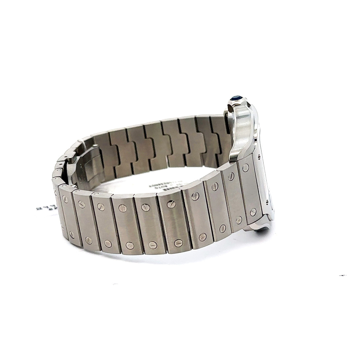Cartier De Santos Cartier Steel & Green Dial 39.8mm Watch WSSA0062 Pre-Owned 2025