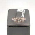 14K Rose Gold 1.85CT Diamond Halo Engagement Ring Set, 4.4G, Size 7, S107673
