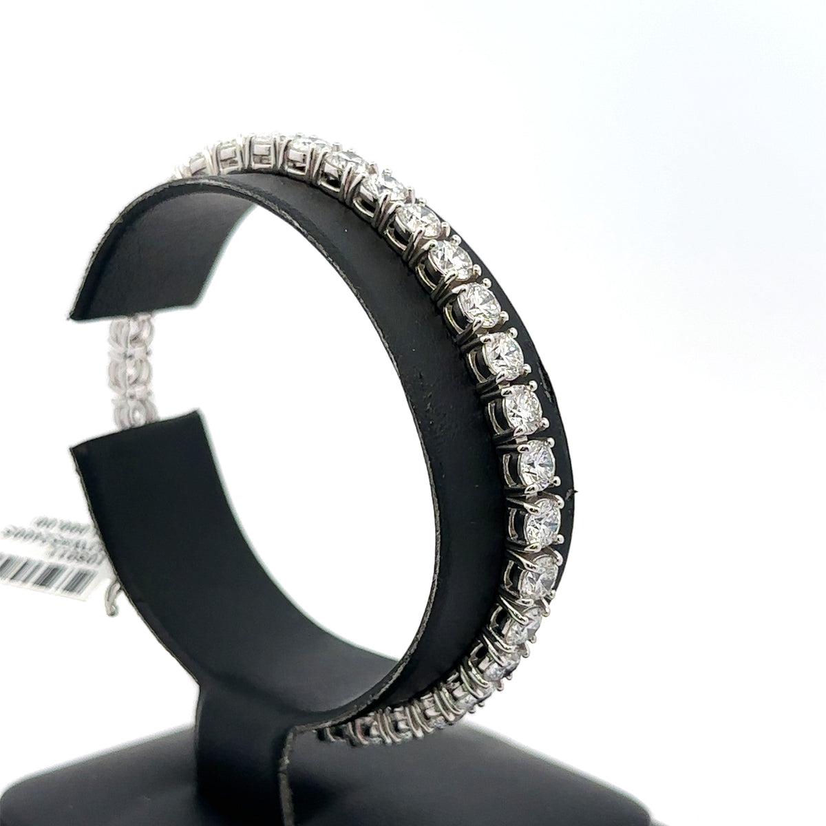 14k White Gold 12.50CT lab grown Diamond Tennis Bracelet 16.5g, 7", S108011