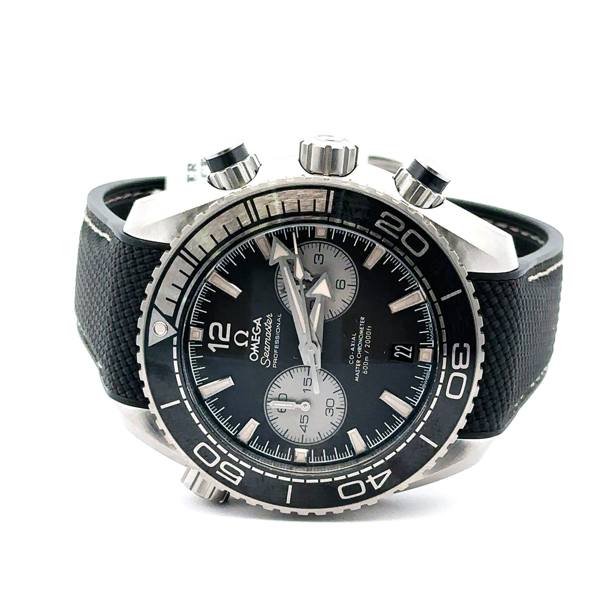 SEAMASTER PLANET OCEAN 600M 45.5 MM, STEEL ON RUBBER STRAP  215.32.46.51.01.004
