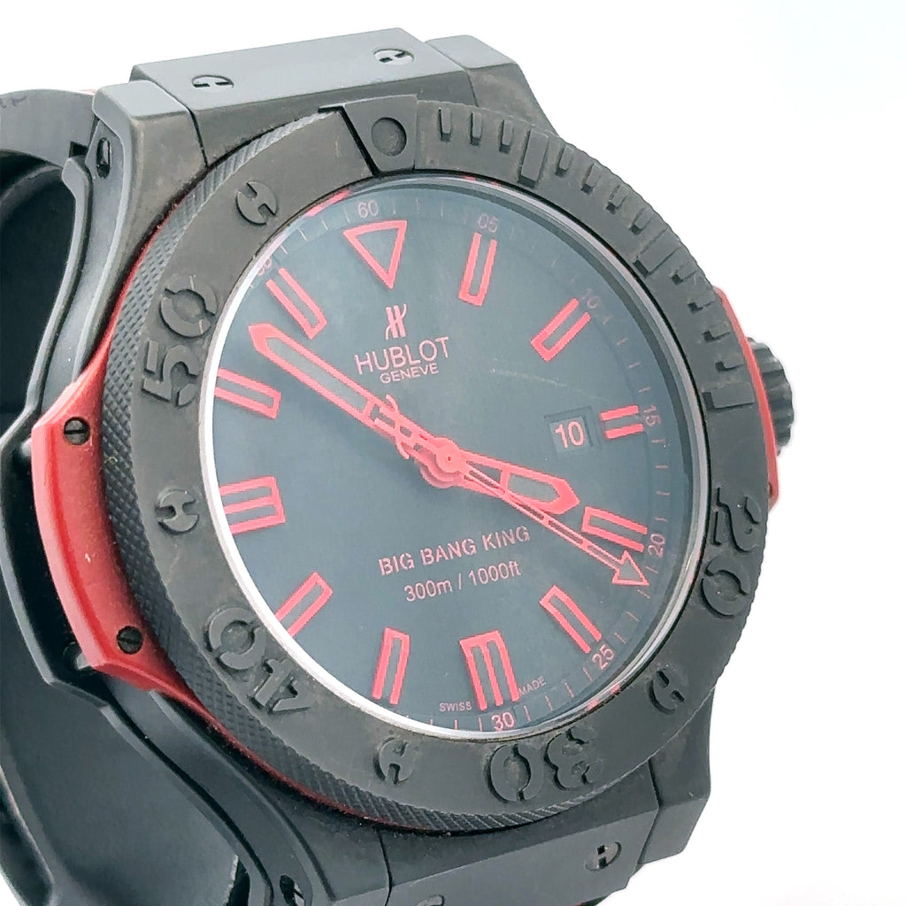 HUBLOT Big Bang Black Dial Ceramic Mens Watch 48mm 322-CI-1130-GR-ABR-10 Preowne