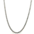 14k White Gold 6.00Ct Diamond Tennis Bolo adjustable Necklace, 17.3g,  S108059