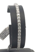 18k White Gold 4.25 CT Diamond Tennis Bracelet, 7.5", 15.3g, S16289