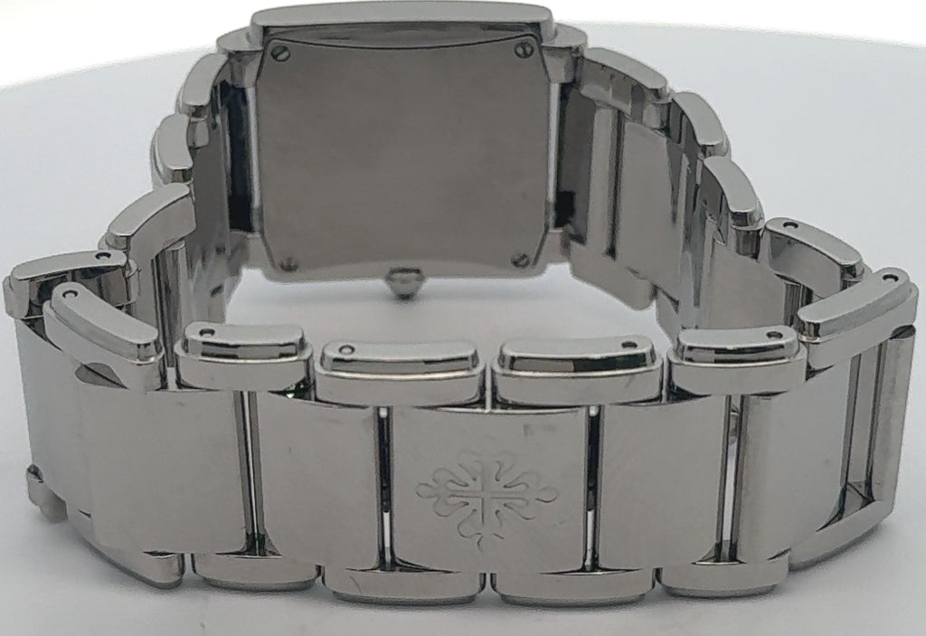 Patek Philippe 20-4 4910/10A Stainless Steel Diamond Dial Ladies Watch S16307