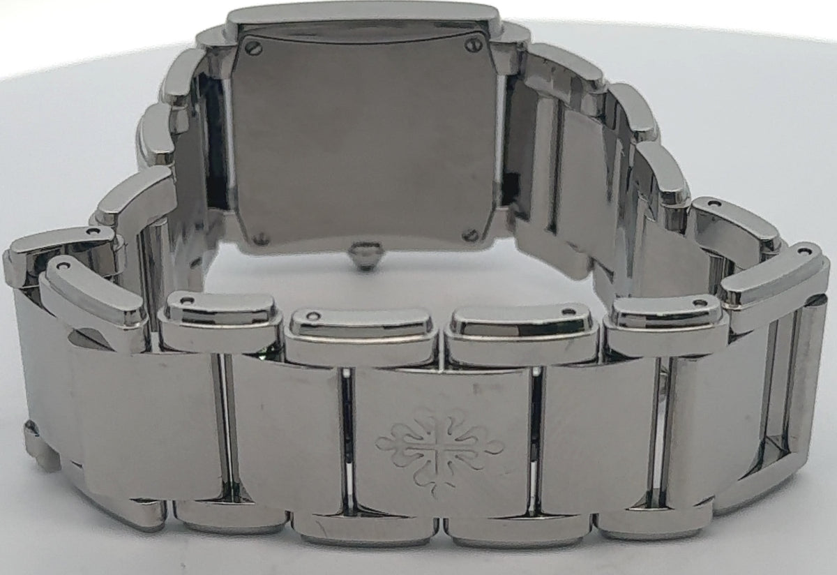Patek Philippe 20-4 4910/10A Stainless Steel Diamond Dial Ladies Watch S16307