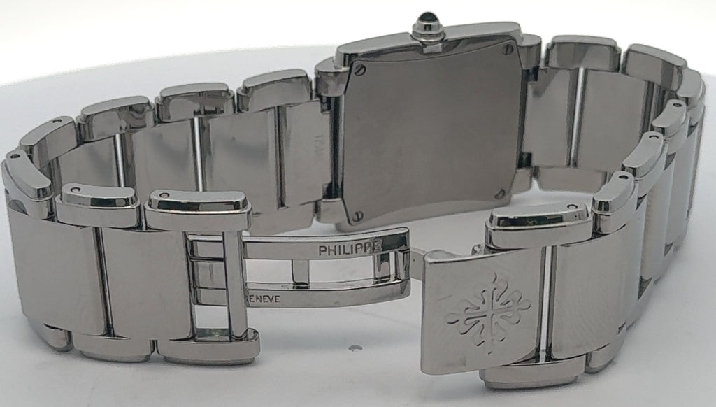 Patek Philippe 20-4 4910/10A Stainless Steel Diamond Dial Ladies Watch S16307