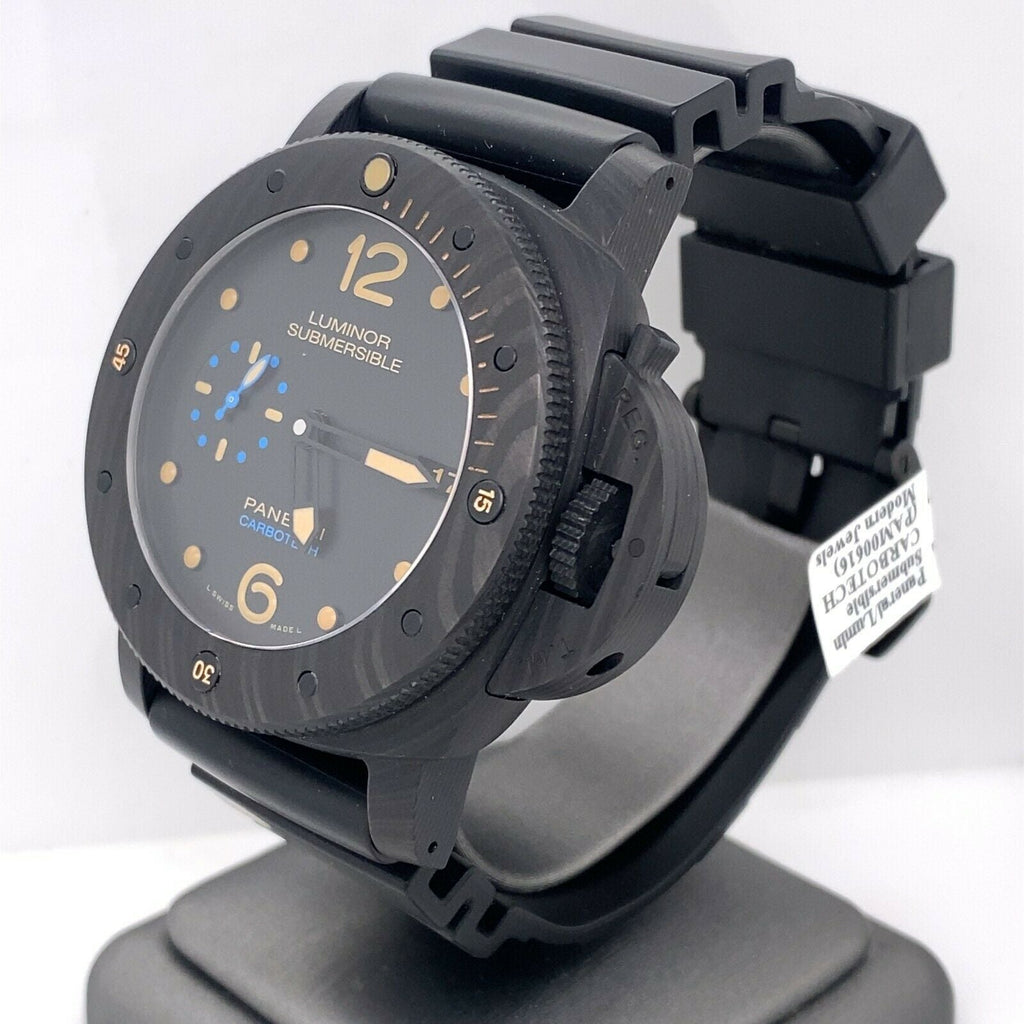 Panerai SUBMERSIBLE CARBOTECH™ 47mm Watch PAM 616