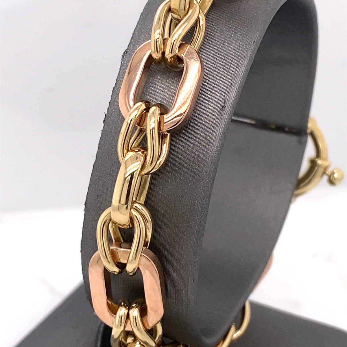 14k Two Tone Gold Fancy Ladies Bracelet, S106823