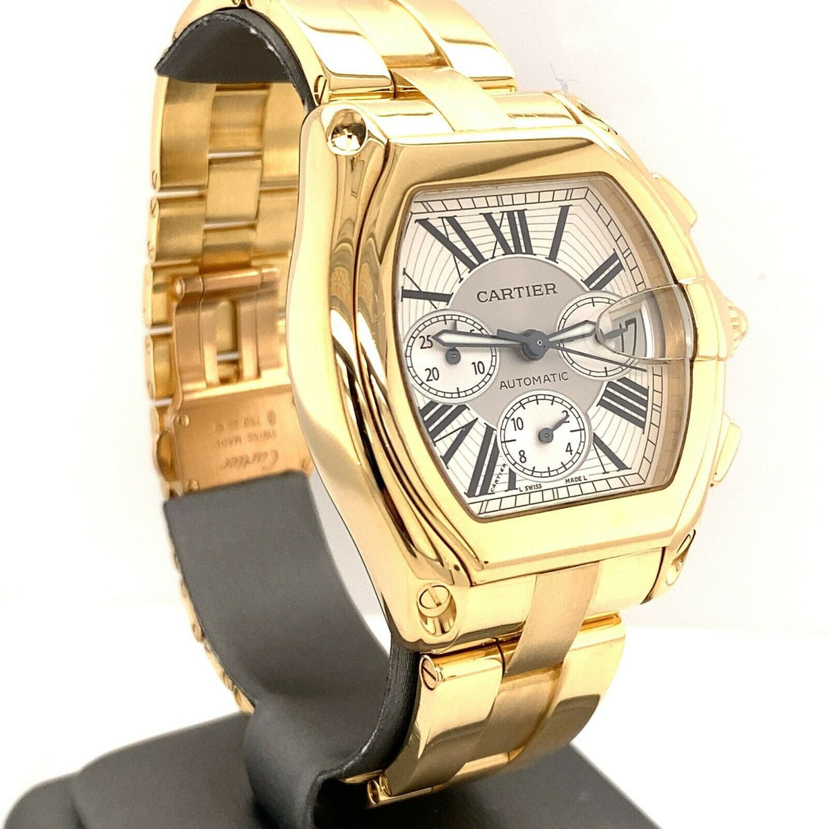 Cartier Roadster Chronograph XL 18k Yellow Gold