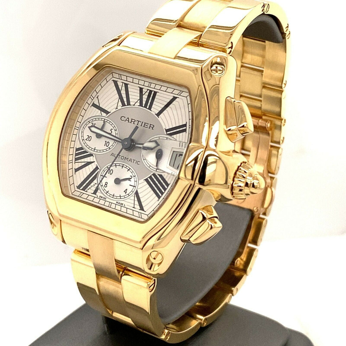 Cartier Roadster Chronograph XL 18k Yellow Gold
