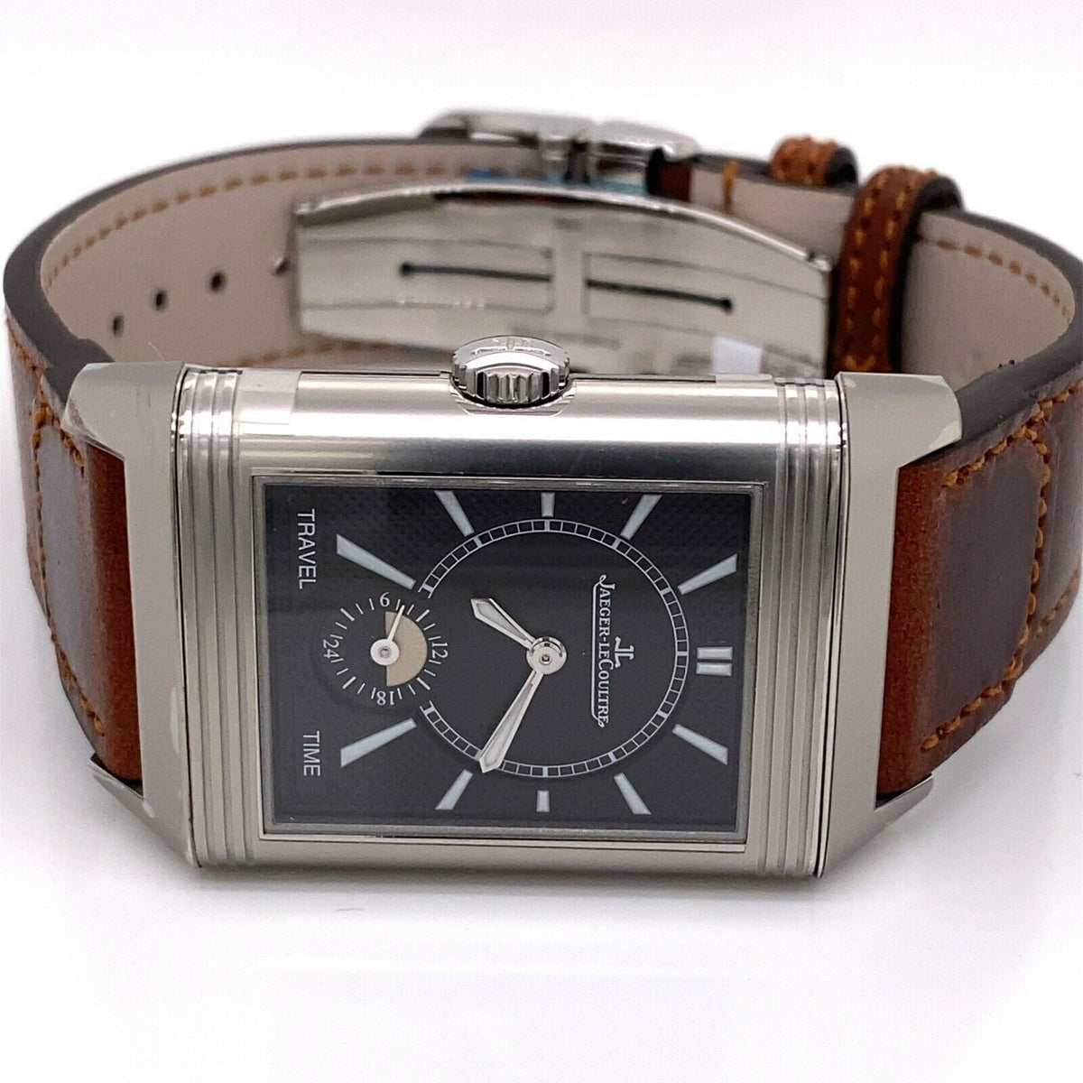 JAEGER LECOULTRE JLC Reverso Classic Duoface Watch Q3848422 - Brand New!
