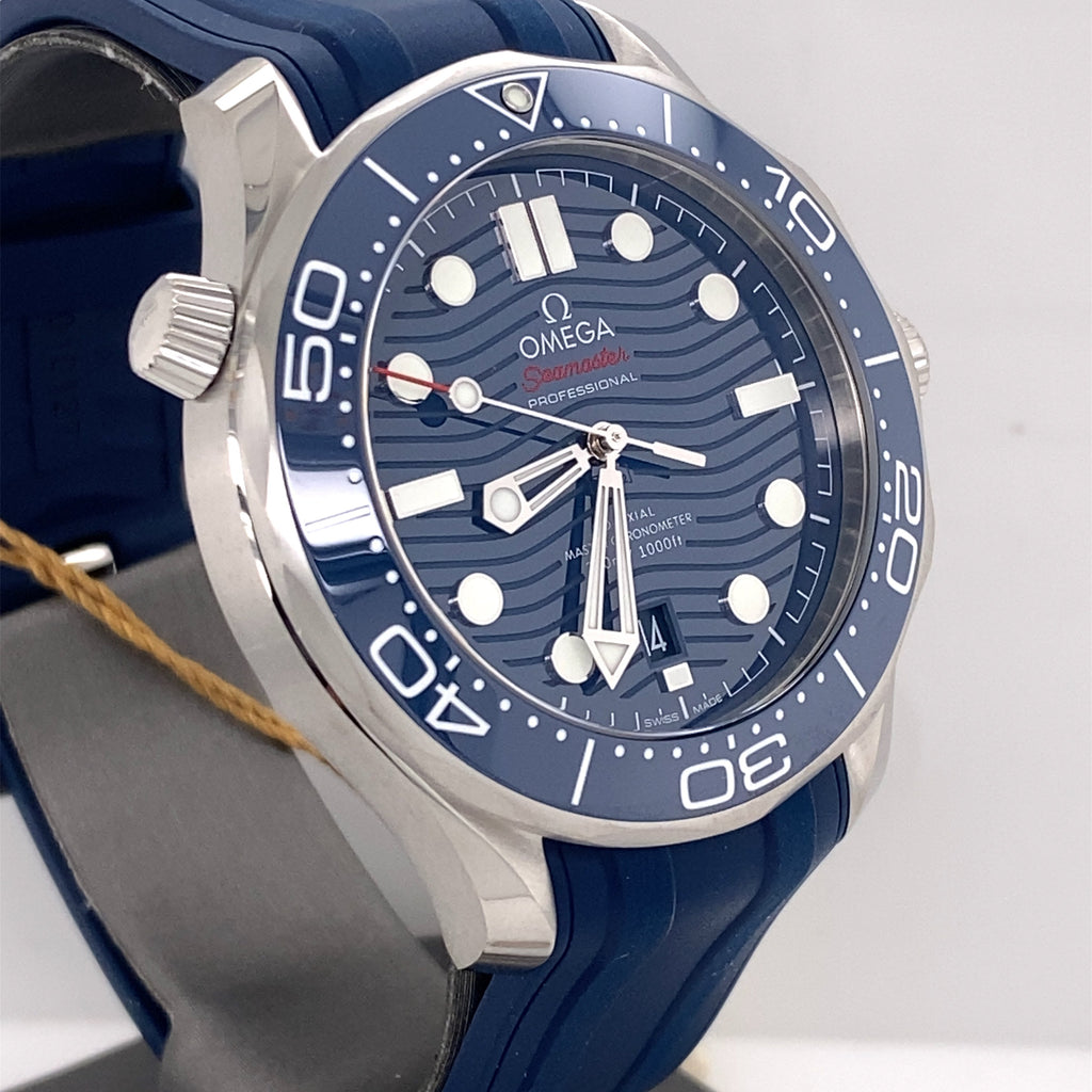 Omega Seamaster Diver 300 Co-Axil Master Chronometer Blue Dial, 210.32.42.20.03.001
