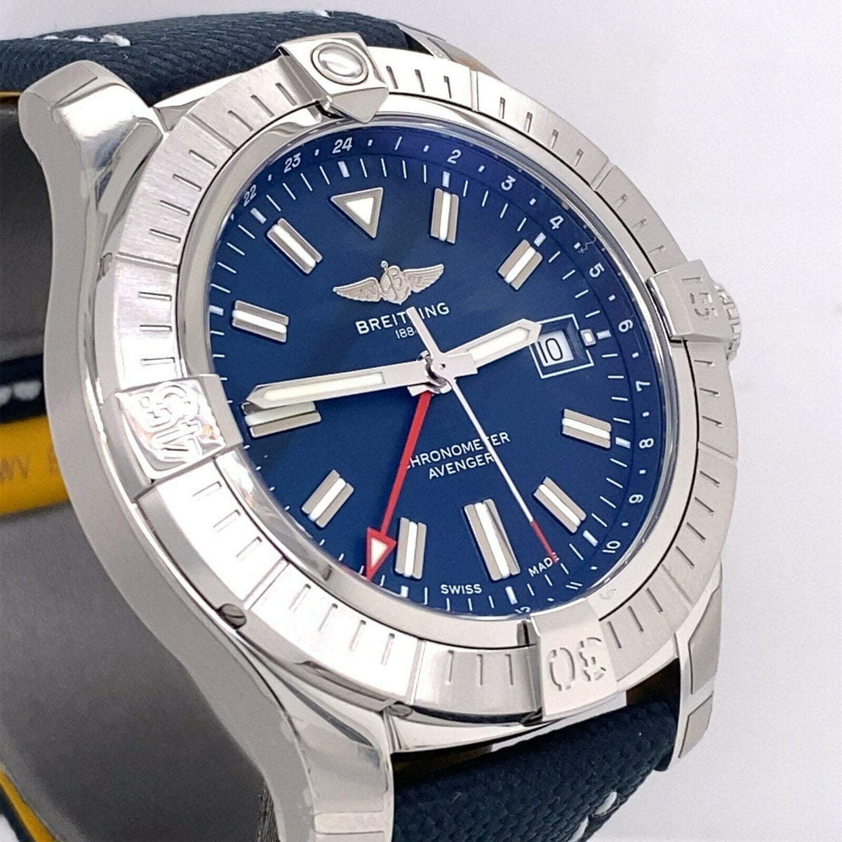 Breitling Avenger Automatic GMT 45mm Steel Watch A32395101C1X1