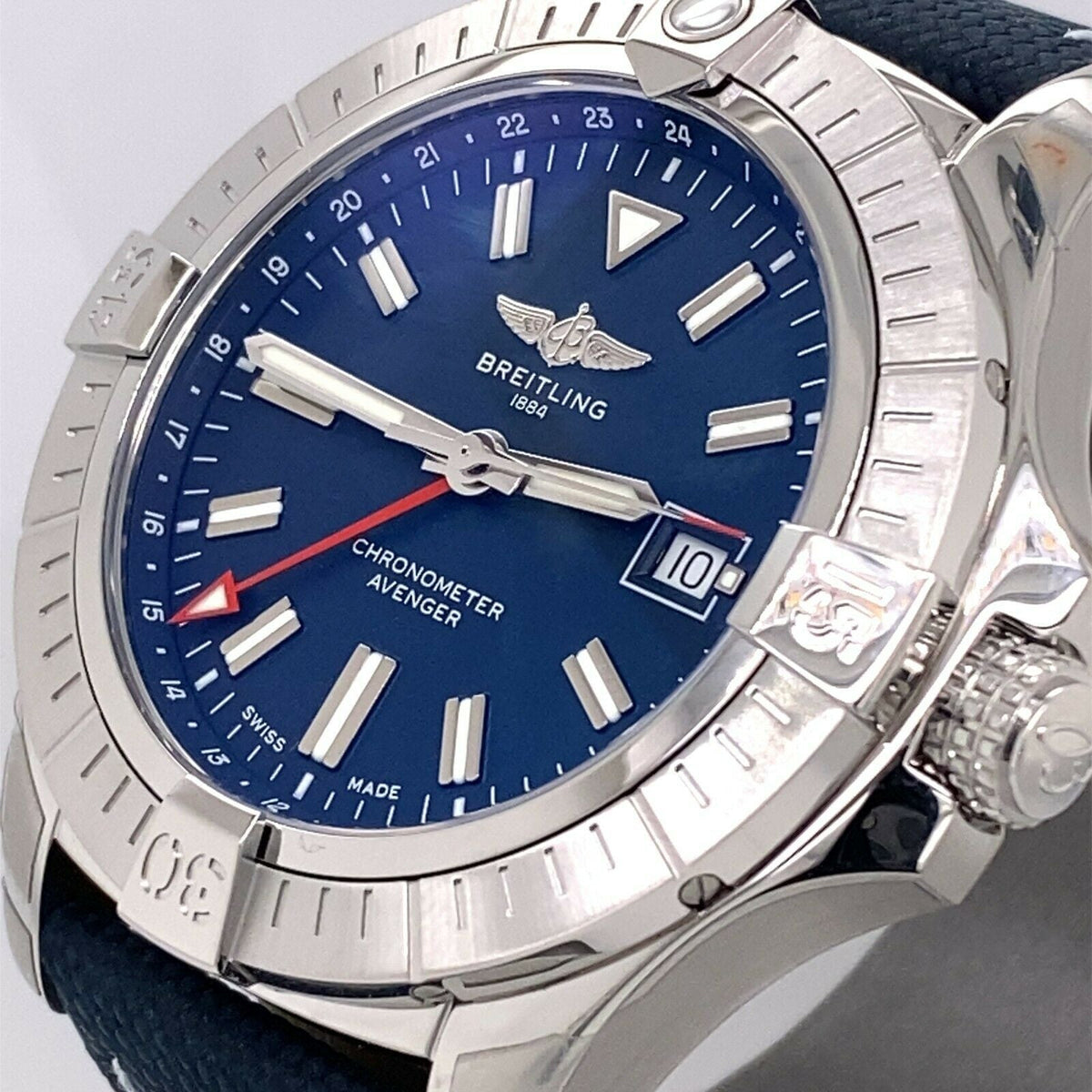 Breitling Avenger Automatic GMT 45mm Steel Watch A32395101C1X1