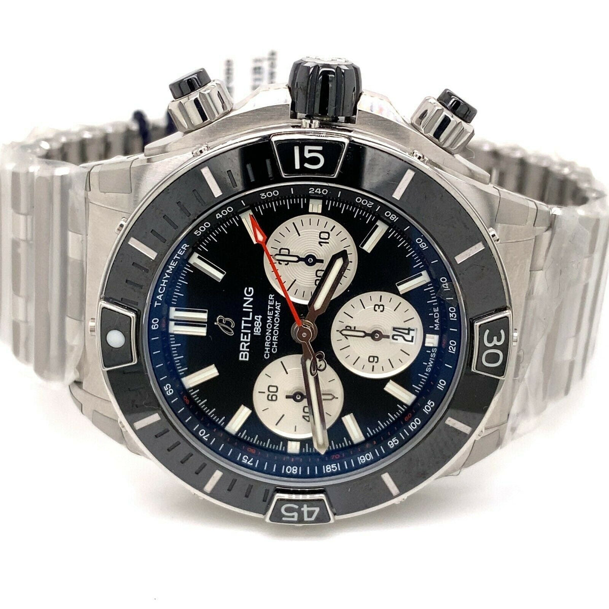 Breitling Super Chronomat B01-44 44mm Steel Watch AB0136251B1A1