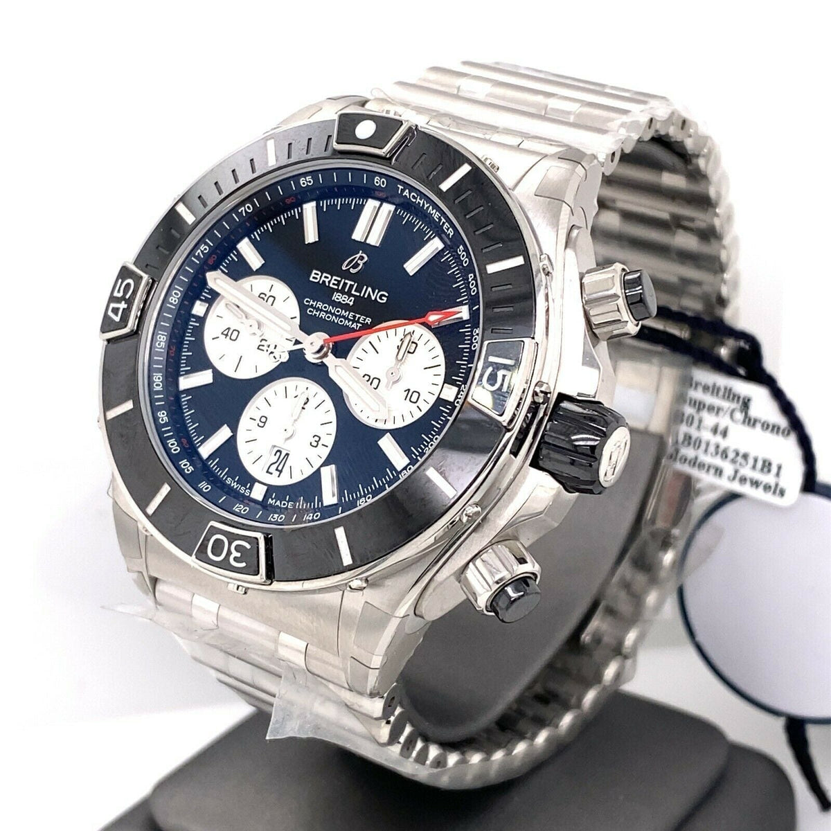 Breitling Super Chronomat B01-44 44mm Steel Watch AB0136251B1A1